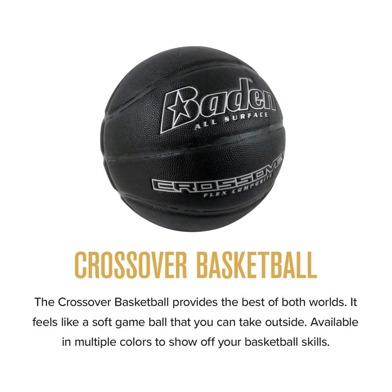 Baden Crossover Flex Composite Basketball | High-Performance Indoor/Outdoor Ball | Durable Composite Design for Versatile Play | Official Size - Image 2